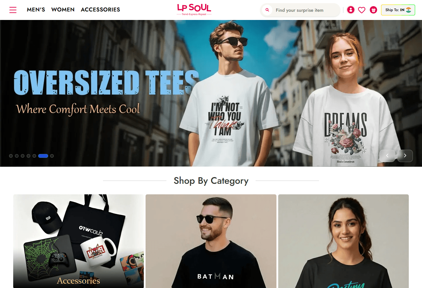 LP Soul Store Front Mockup