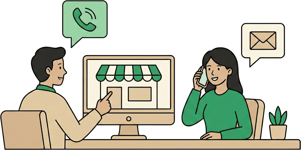 Contact illustration